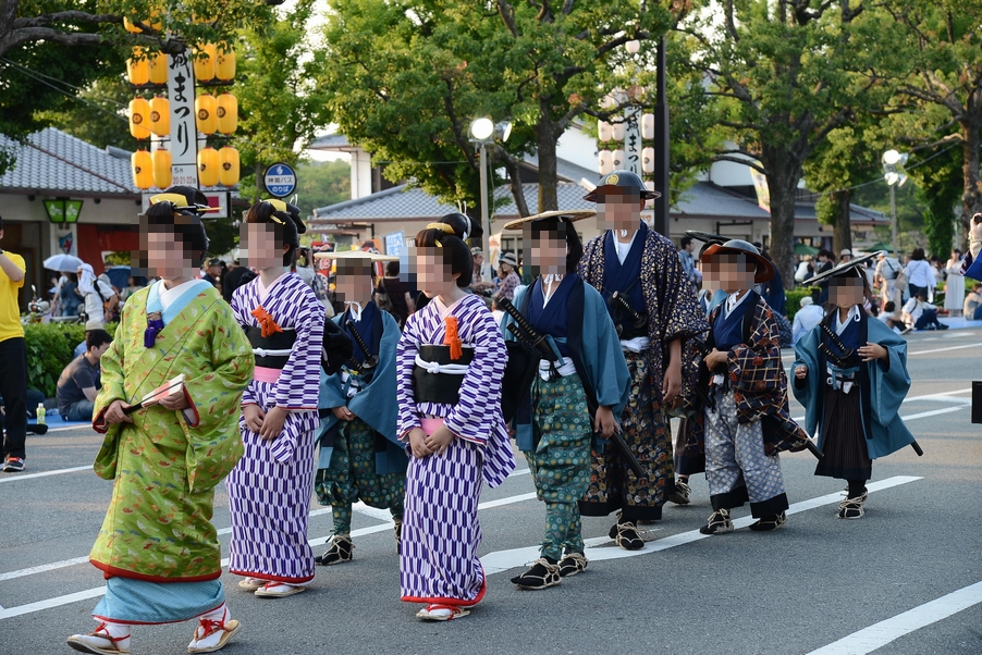 姫路城の大名行列