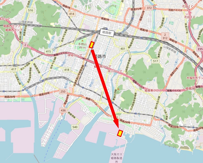 姫路中央卸売市場の移転先