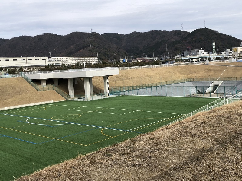 姫路競馬場のサッカー場