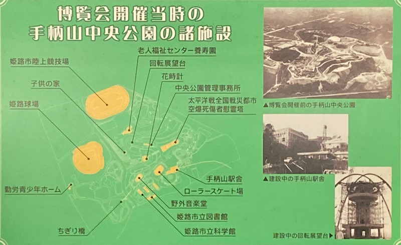 博覧会開催当時の諸施設