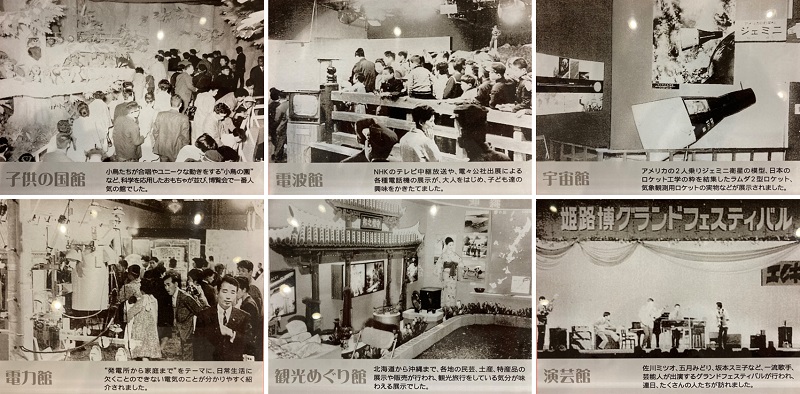 姫路大博覧会のパビリオン