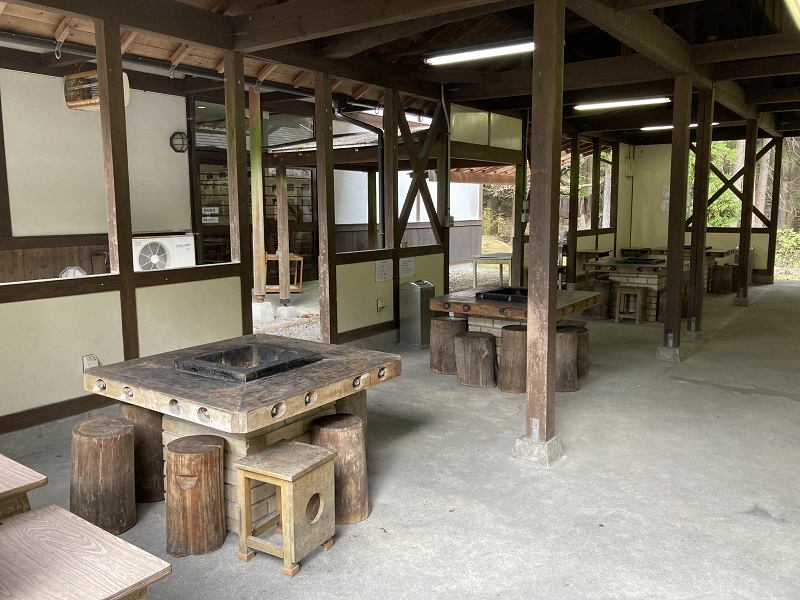 鹿が壺のバーベキュー施設