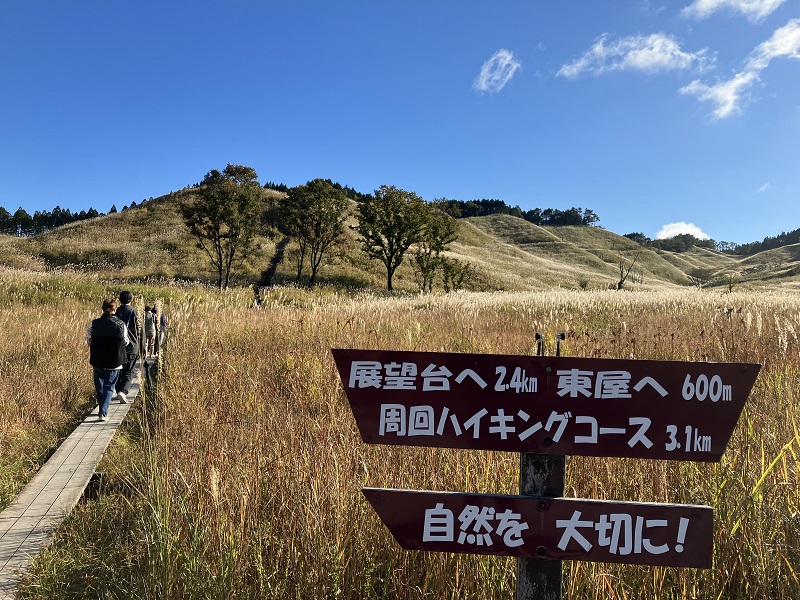 展望台に行く周回コース