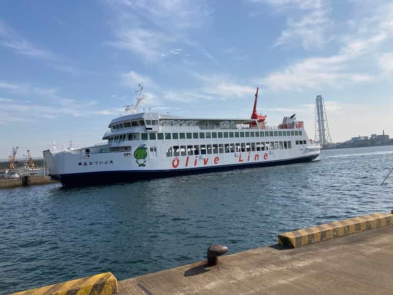 姫路港のフェリー